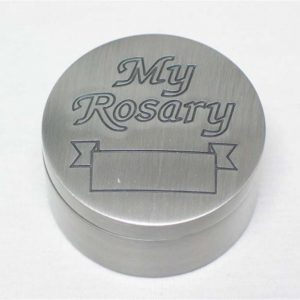 My Rosary Silver Keepsake Box