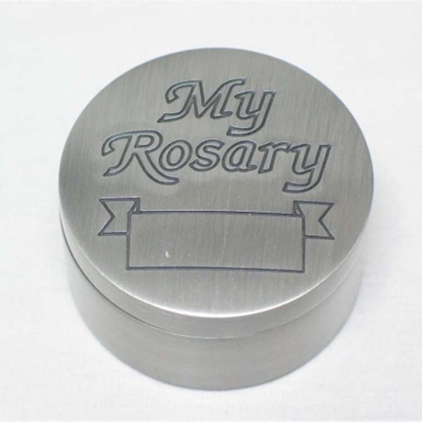 My Rosary Silver Keepsake Box