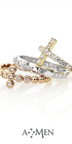 AMen Assorted Cross Stacking Rings
