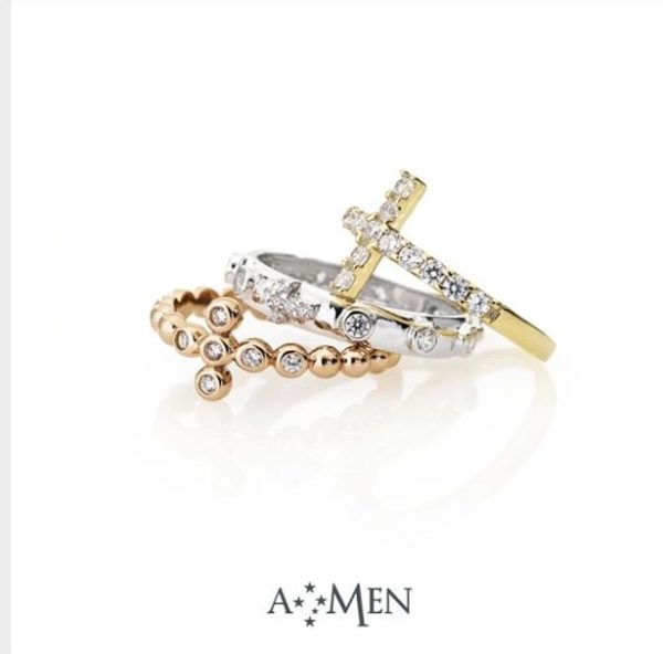 AMen Assorted Cross Stacking Rings