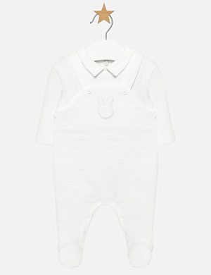 mayoral babygrow onesie for newborn white