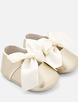 mayoral gold mary jane shoes for newborn