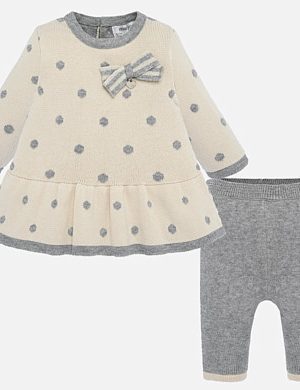 ruffle dress and pants set for newborn