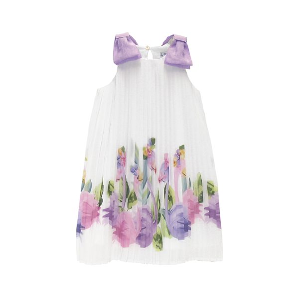 3.913 Floral PLeated Dress