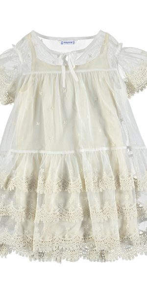 3.935 Cream Ebroidered Dress