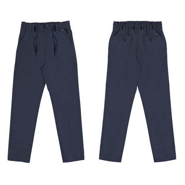 Structured Trousers Navy