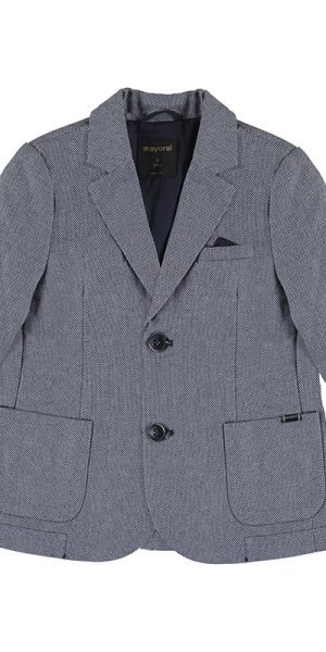 Tailored Linen Jacket Aqua