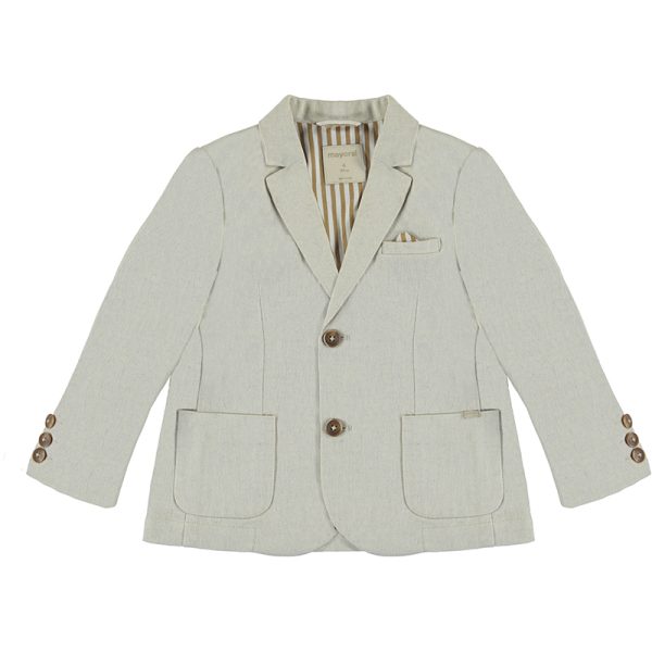 Tailored Linen Jacket Cream