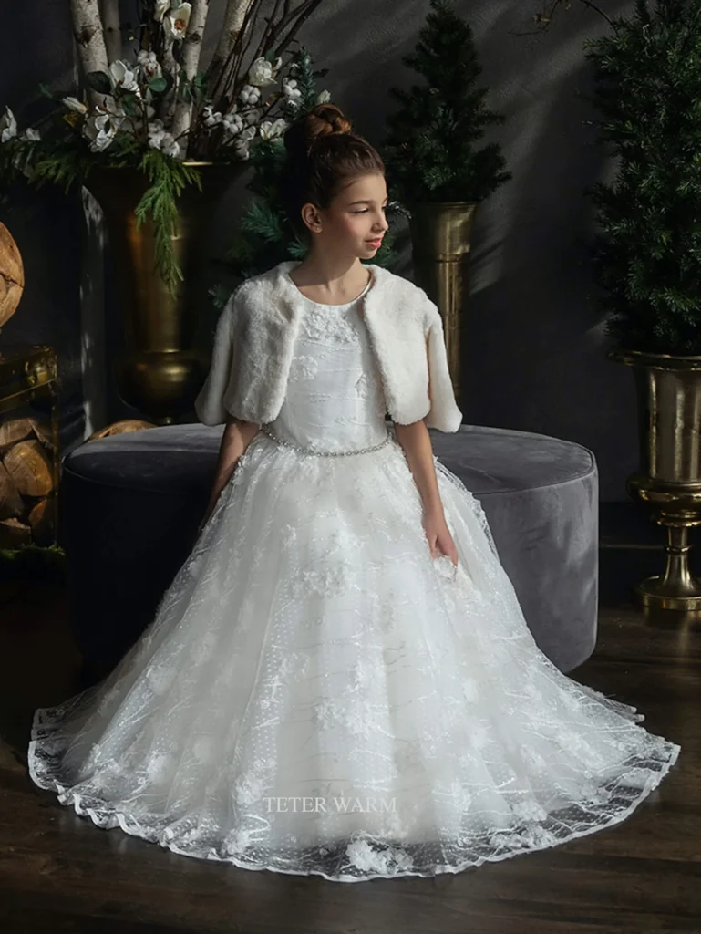 White Half sleeves First Communion Dress, Packaging Type: Box at Rs 10000  in Faridabad